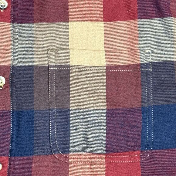 Cabela's HOBBS CREEK Plaid Flannel Shirt Autumn Check Long Sleeve Men Size XL - Picture 5 of 12